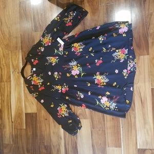 NWT Yoke Style Chiffon Dress